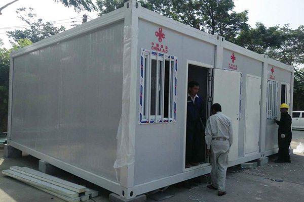 Myanmar Refugees resettlement container house