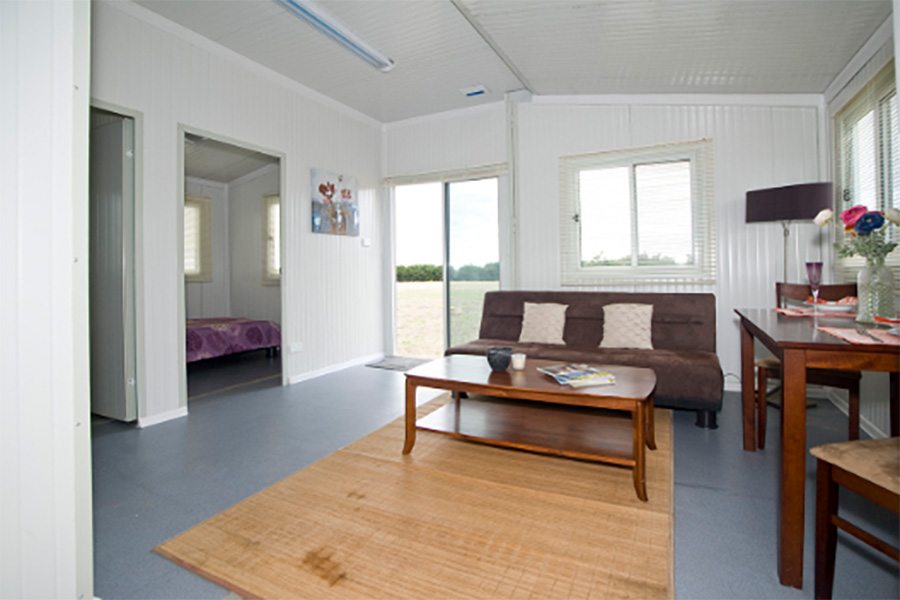 France Expandable Cabin with Exterior Decoration, Roof & Balcony