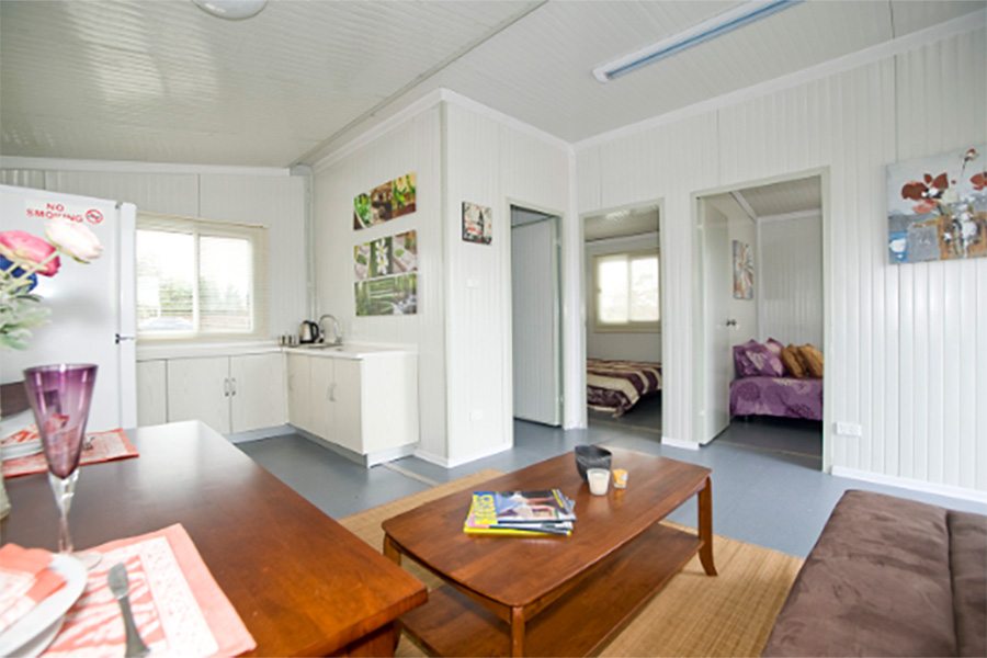 France Expandable Cabin with Exterior Decoration, Roof & Balcony